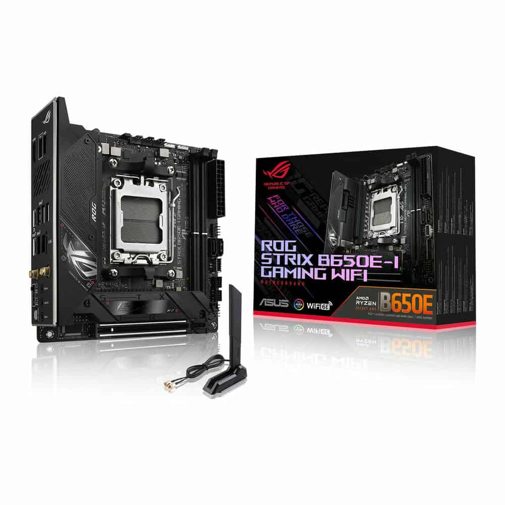 ASUS ROG Strix AMD B650E-I Gaming WiFi PCIe 5.0 DDR5 mini-ITX Motherboard